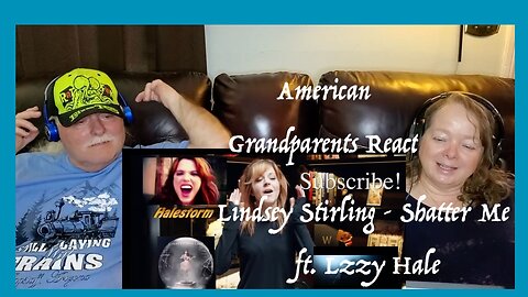 Lindsey Stirling ~ Shatter Me ft. Lzzy Hale ~ Grandparents from Tennessee (USA) reaction
