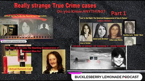 Really strange True Crime cases Pt 1