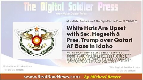 White Hats Are Upset with Sec Hegseth & Pres. Trump Over Qatar