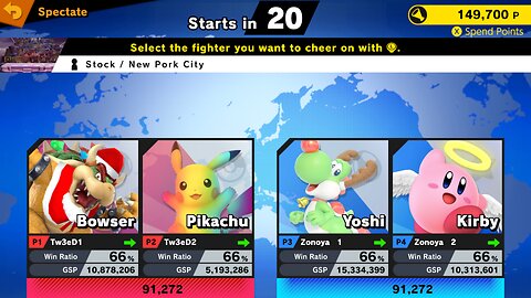 SSBU Online Spectator Mode Quickie 12/25/25 (with Halloween & Xmas Chars)