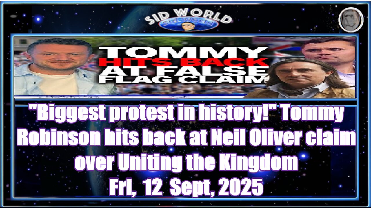 Biggest protest in history! Tommy Robinson hits back at Neil Oliver claim over Uniting the Kingdom