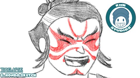 Timelapse: E. Honda Sketch