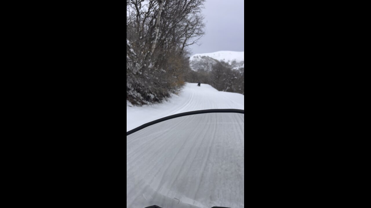 More snowmobiling