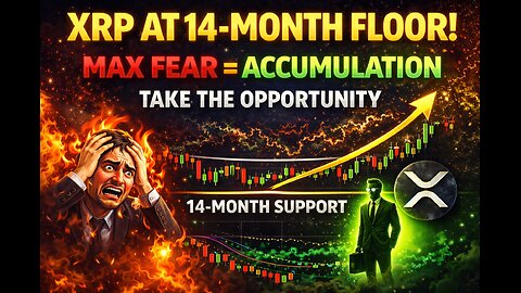 XRP at the 14-Month Floor | Max Fear = Accumulation