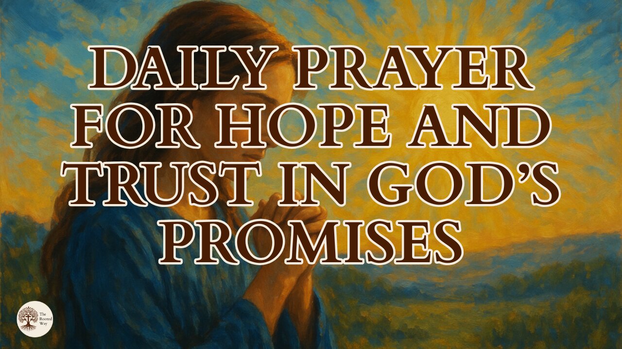 Daily Prayer for Hope and Trust in God’s Promises