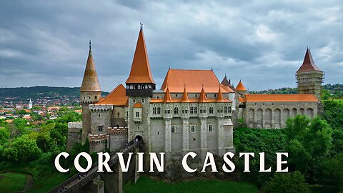 Cinematic Drone View of Corvin Castle (Nosferatu 2025 Filming Location) | 21:9 Ultra Wide 4K