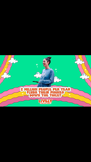 2 Million people flush their phones down the toilet per year