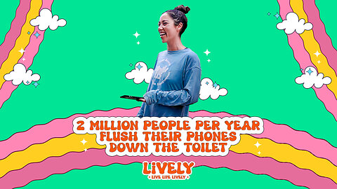 2 Million people flush their phones down the toilet per year