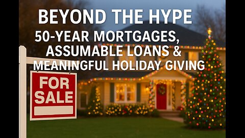 Money, Mortgages & Meaning: Hot Housing Topics + Creative Giving This Season