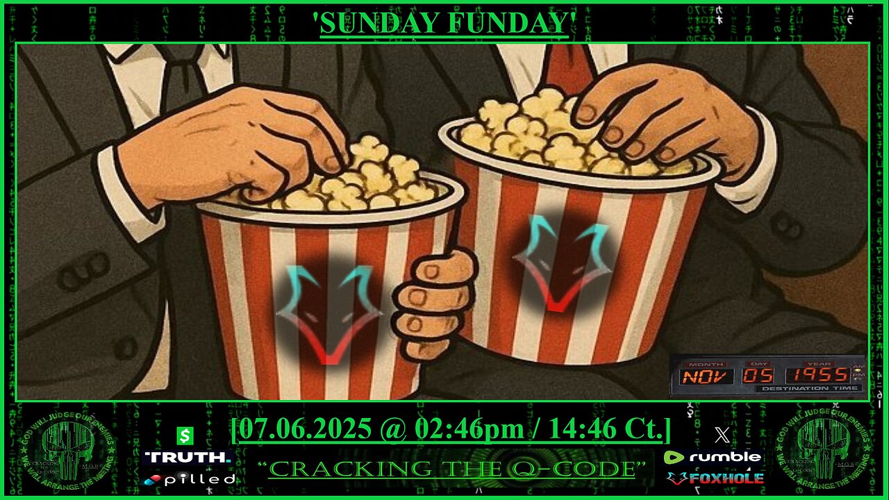 "CRACKING THE Q-CODE" ~ 'SUNDAY FUNDAY'