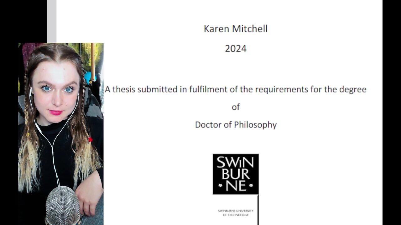PSYCHOLOGY - Dr. Karen Mitchell's Thesis, Calling out Ryan Daigler, & DBT