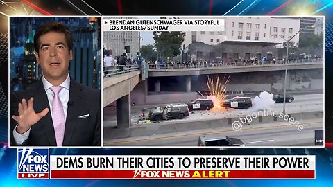 Jesse Watters · SURPRISE: LA’s “MOSTLY PEACEFUL” protests weren’t very PEACEFUL.