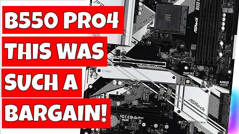 BARGAIN AM4 Motherboard ASROCK B550 Pro 4 Overview