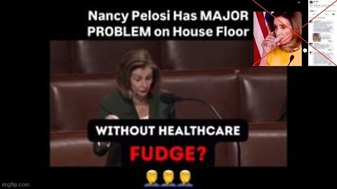 ALCOHOLIC REPTILIAN NASTY NANCY PELOSI 🍷 GOES FULL RETARD ON HOUSE FLOOR WHILST DRUNK❗