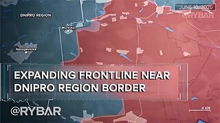 ►🚨▶⚡️🇺🇦⚔️🇷🇺 Rybar’s Analysis: Expansion of the Control Zone on the Border of Dnipropetrovsk Oblast