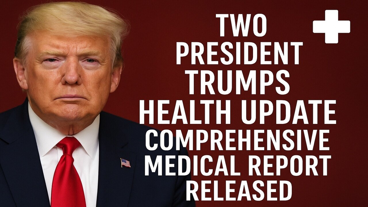President Trump's Health Update: Comprehensive Medical Report Released