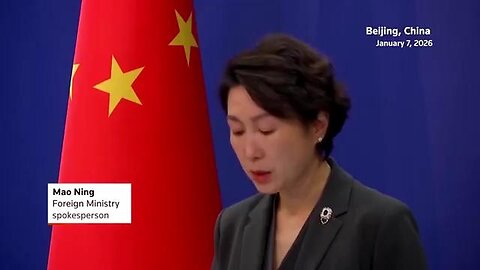 China strongly condemns the U.S. for "illegally redirecting" Venezuelan oil exports to Washington