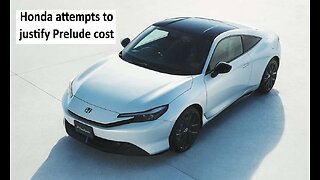 Honda tries to justify Prelude pricing, buy a Civic Si instead