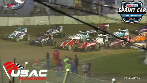 Feature: USAC AMSOIL National Sprint Cars At Fremont Speedway (6/28/2025)