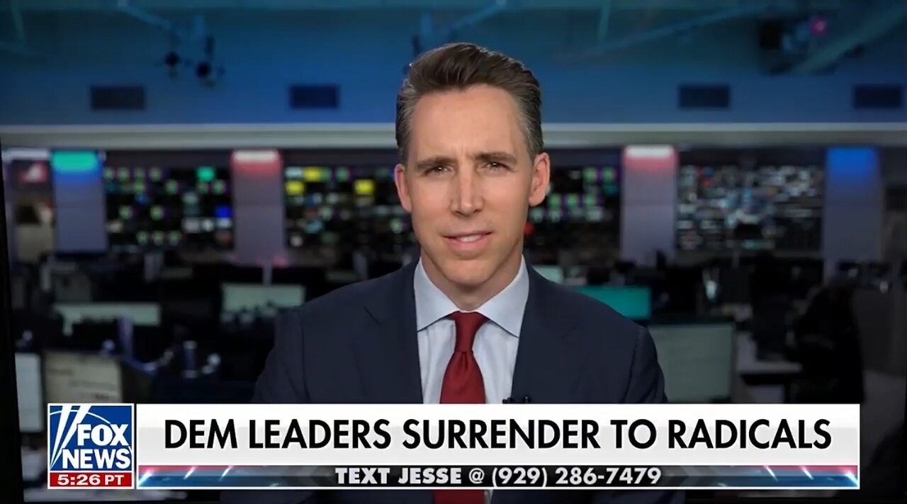 Sen Josh Hawley: Impeach Trump For Peace?