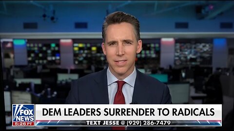 Sen Josh Hawley: Impeach Trump For Peace?