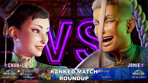 Kuya Kalbo SF6 Ranked Match Roundup. Chun Li Master Rank [Hori Fight Stick]