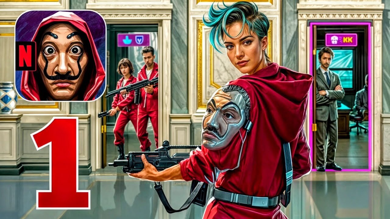 Money Heist: Ultimate Choice - Gameplay Walkthrough Part 1 - One Hour Earlier (iOS, Android)