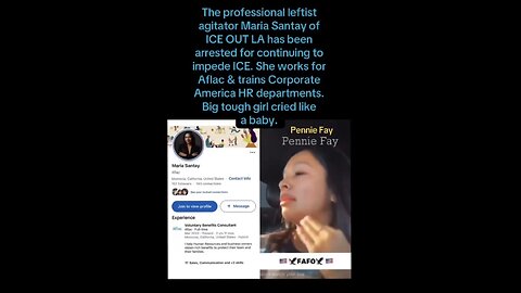 Maria Santay of ICE OUT of LA has been arrested for continuing to impede ICE