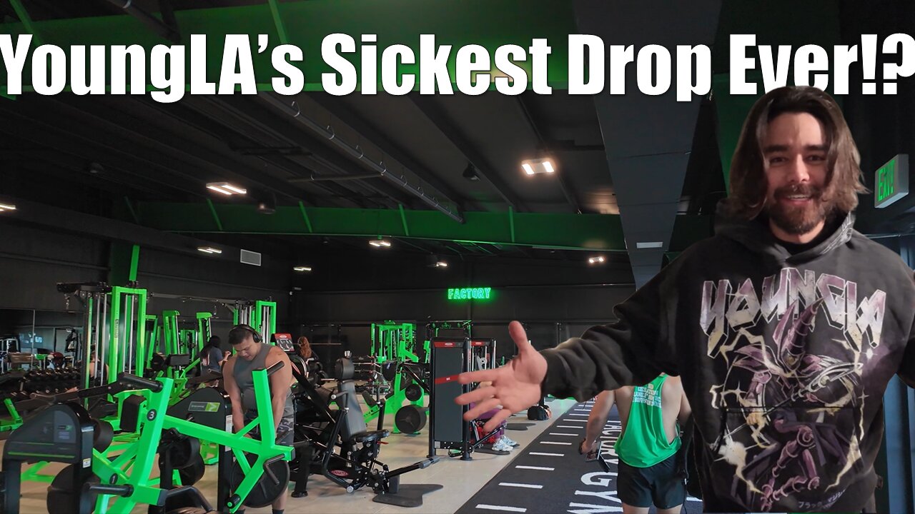 Gym Vlog | New Gym + YoungLA Drop