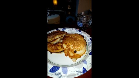 Eating Hungry Jack Pancake & Waffle Mix, Dbn, MI, 6/7/25