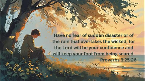 God Is Our Refuge | Reverent Worship Song (Proverbs 3:25–26) | Refuge Proverbs 3:25–26