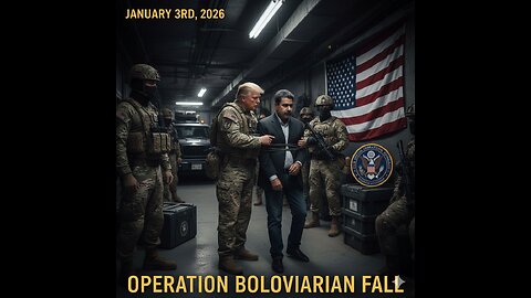 Image of the operation in which Nicolas Maduro was captured by Trump