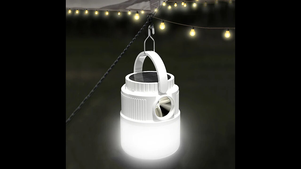 Solar Super Bright And Long Battery Life Camping Light