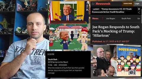 I didn't find South Park Trump ep funny (they got political)