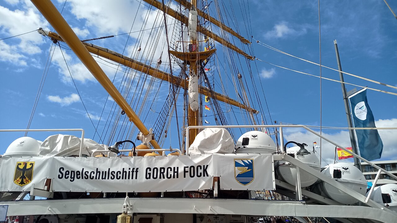 Bremerhaven Sail 2025 Besuch/Visit SSS "GORCH FOCK"