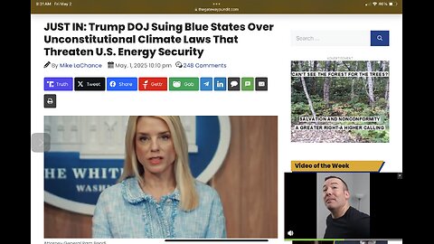 Trump DOJ Suing Blue States Over Unconstitutional Climate Laws That Threaten U.S. Energy Security
