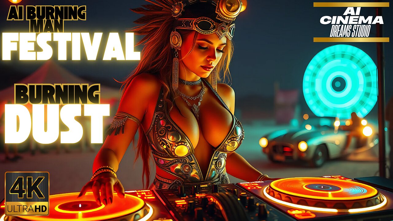 Burning Dust - BLACK TAPE: Techno Mix | Official Music Video with AI Cinematic Effects