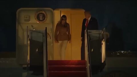 🚨 President Trump and First Lady have returned to the United States following their