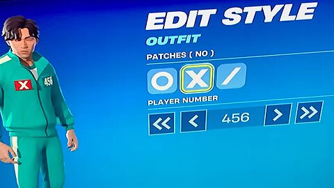 How to edit squid game characters on Fortnite