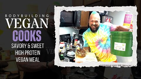 Quick Vegan Bodybuilding Meal | High-Protein Shreds Of Grace Recipe