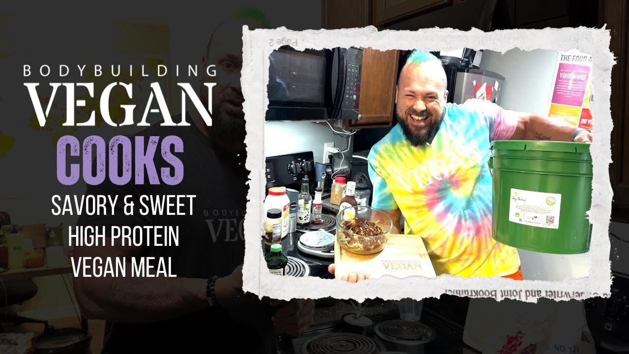 Quick Vegan Bodybuilding Meal | High-Protein Shreds Of Grace Recipe