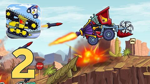 Car Eats Car 3 Hill Climb Race - Gameplay Walkthrough | Part 2 (Android, iOS)