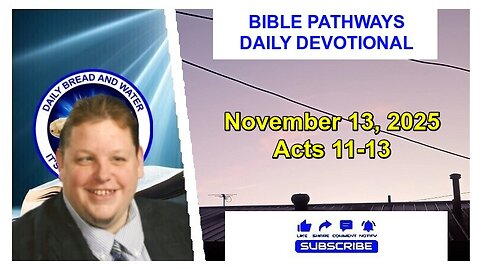 Bible Pathways Daily Devotional Nov 13, 2025