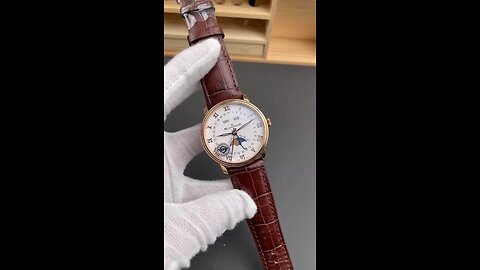 Blancpain Villeret Quantième Complet Opaline Dial 6654 3642 55B 6654- 3642-55b