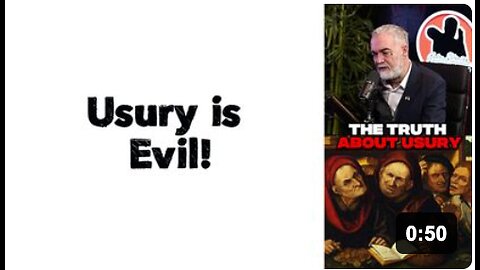 Usury is Evil!