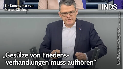 „Gesülze von Friedensverhandlungen muss aufhören“ | Marcus Klöckner | NachDenkSeiten-Podcast