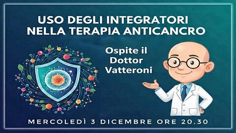 Le Video Dirette di Zainz - Appuntamento con la Medicina - IL CANCRO