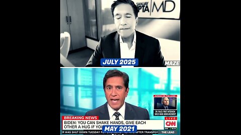 Dr. Sanjay Gupta rewrites history: “Never said jab would prevent infection/transmission”