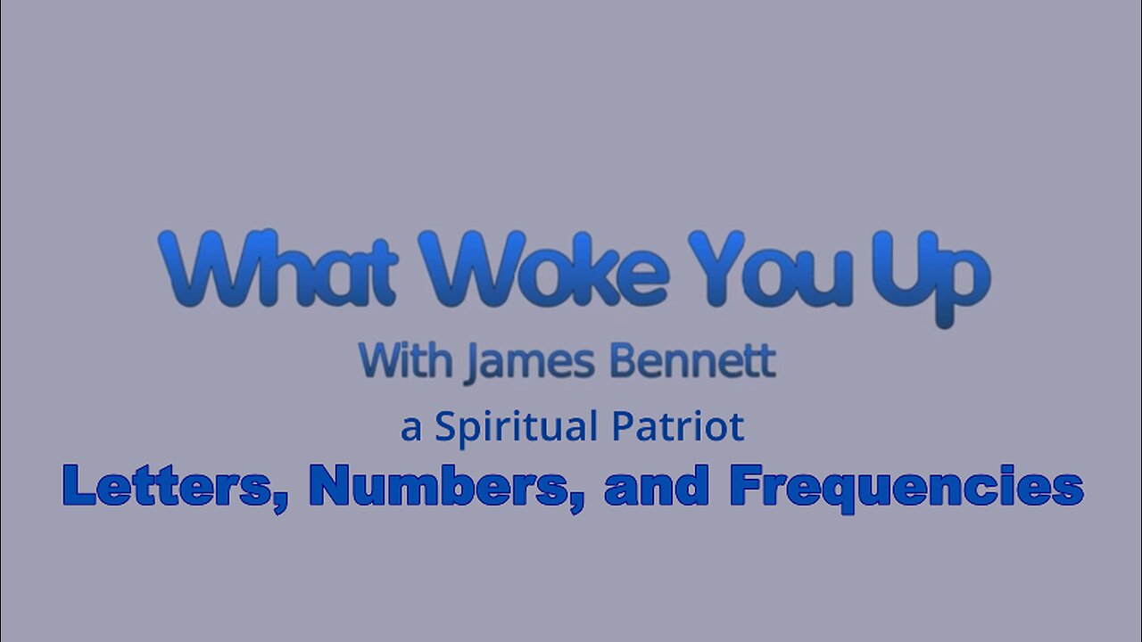 Letters, Numbers, and Frequencies