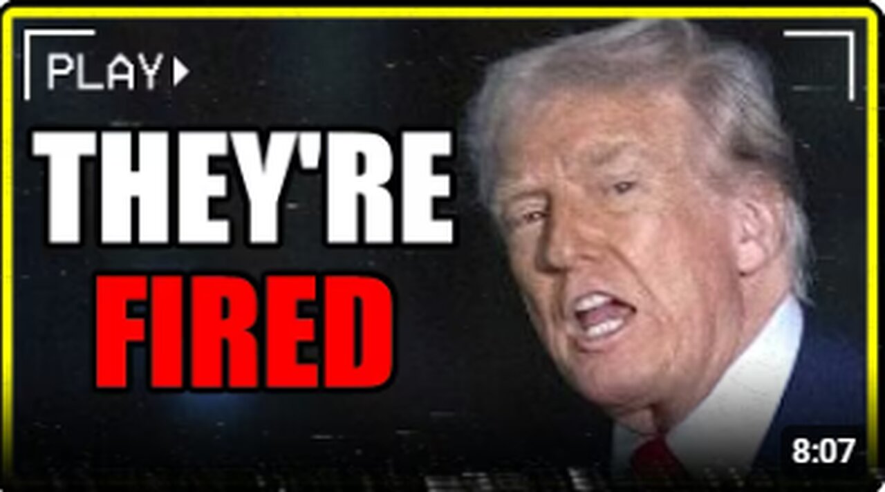 Trump just PURGED the DEEP STATE.